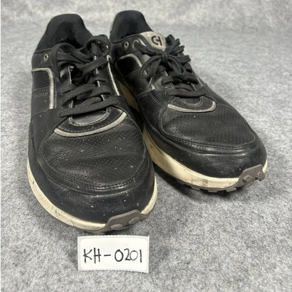 Cole Haan Grand Crosscourt Sneakers 13 Black Leather Suede‎ Accents